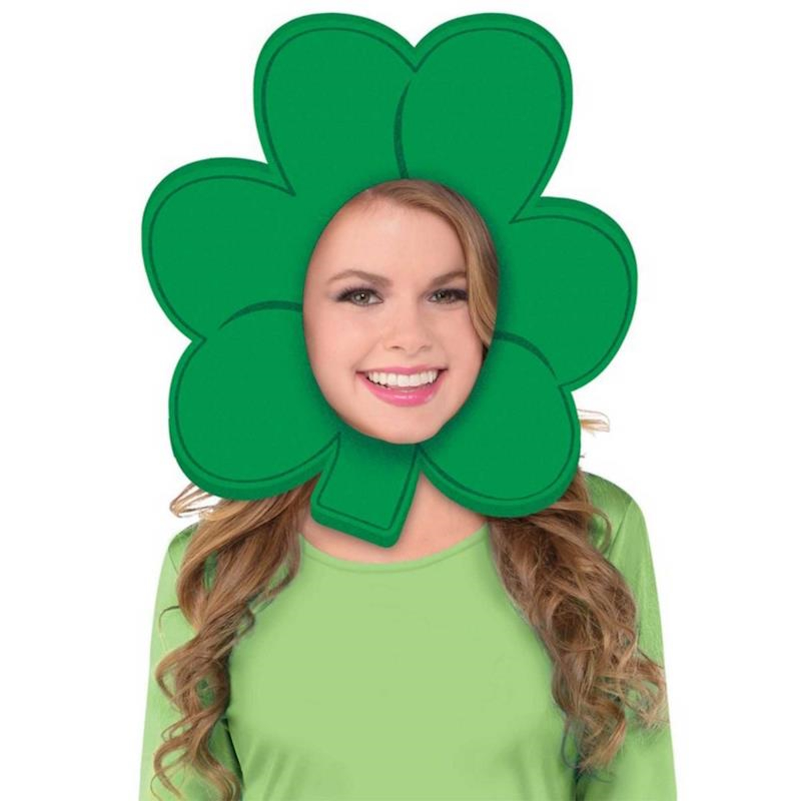 St. Patrick's Day Shamrock Foam Adult Hat
