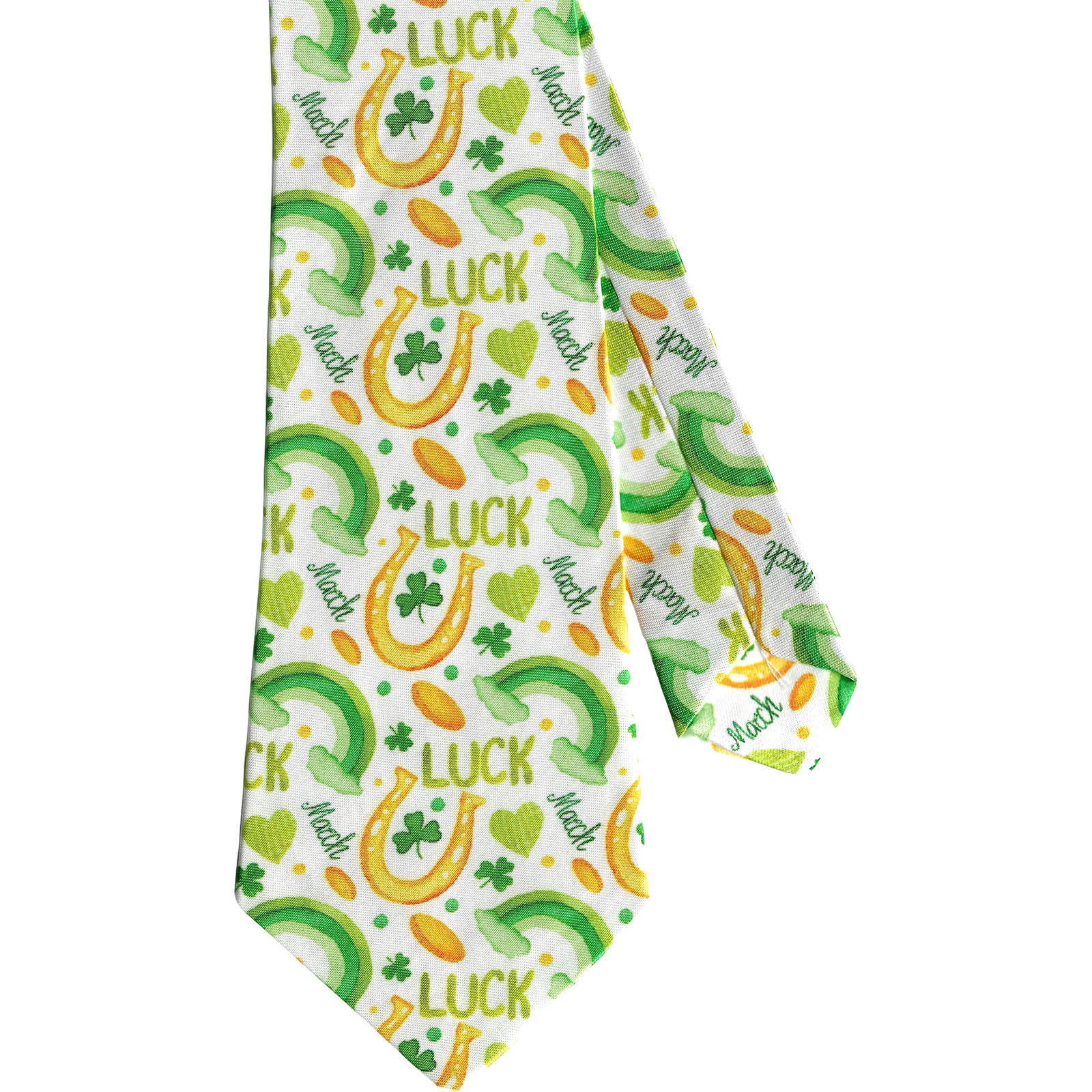 St. Patrick's Day Irish Luck Satin Tie