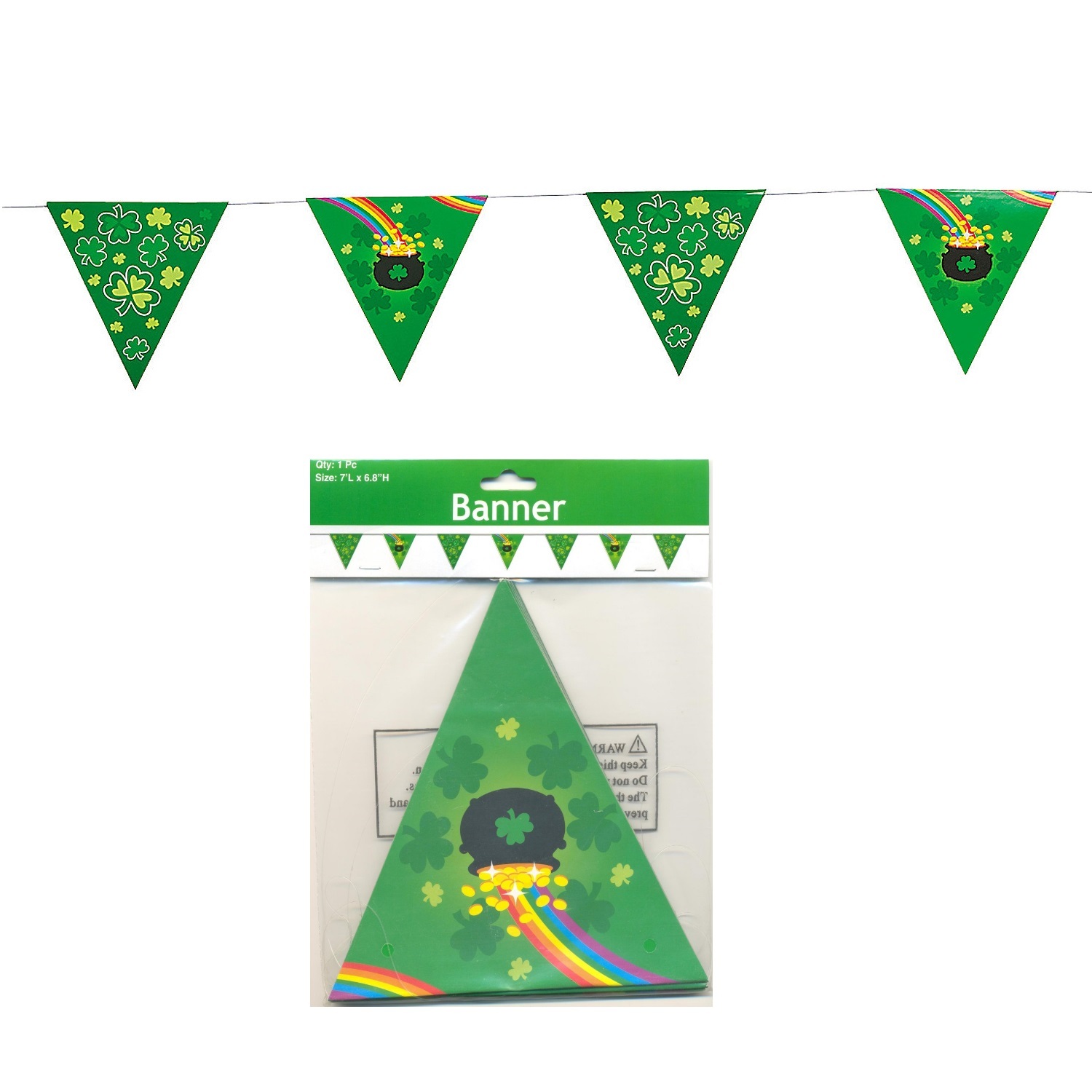 St. Patrick's Day Pot of Gold Banner