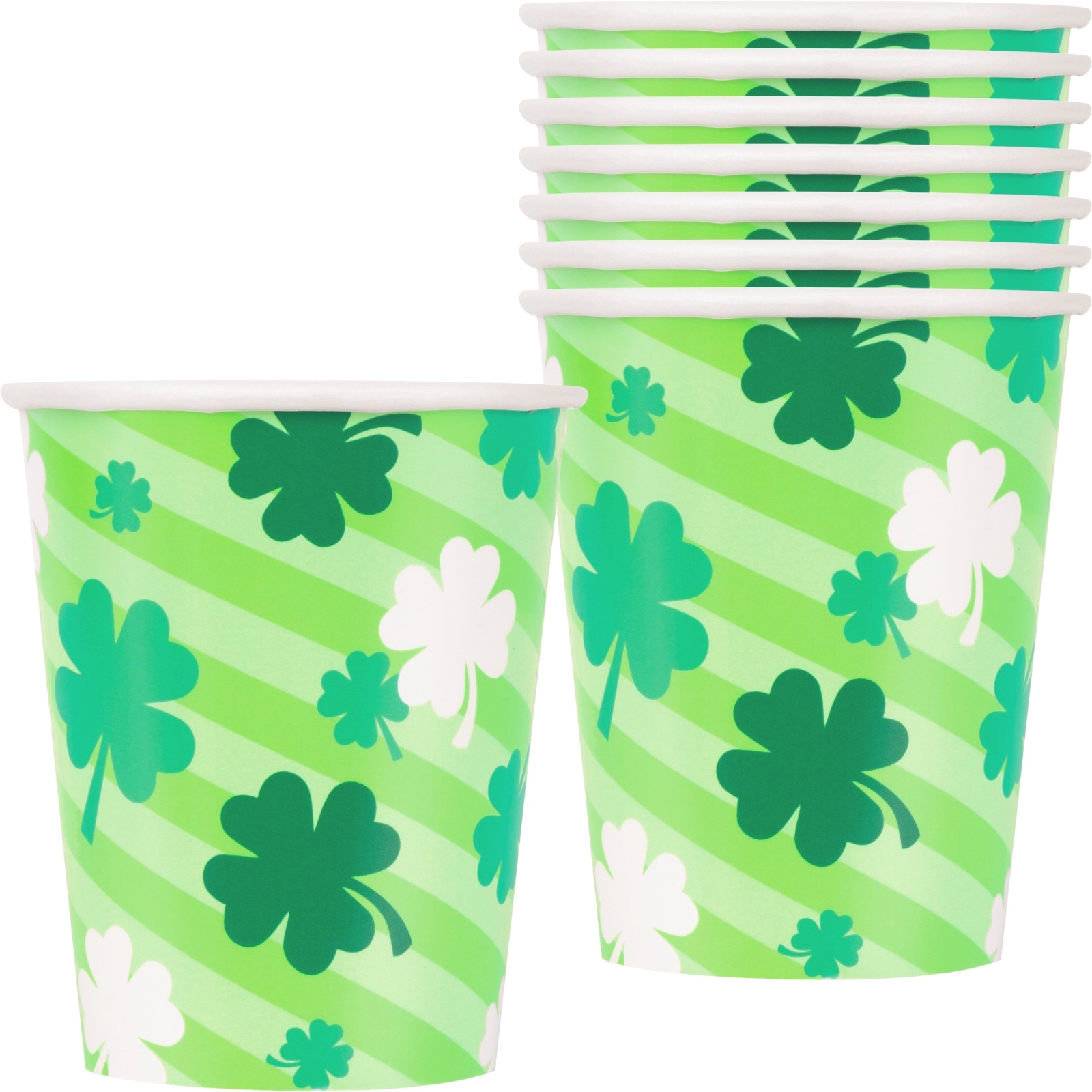 Lucky Clover Paper Cups (Pack of 8)