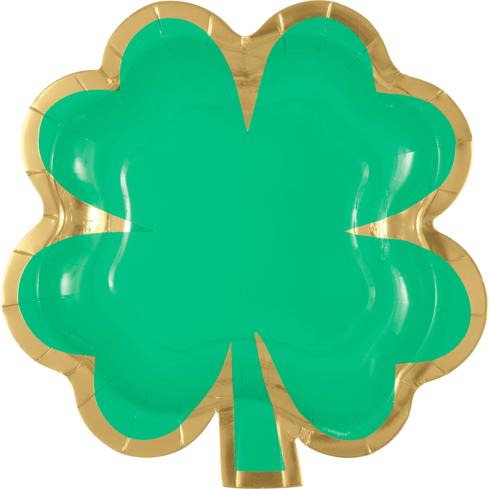 Lucky Clover Shaped Paper Plates (Pack of 8) 
