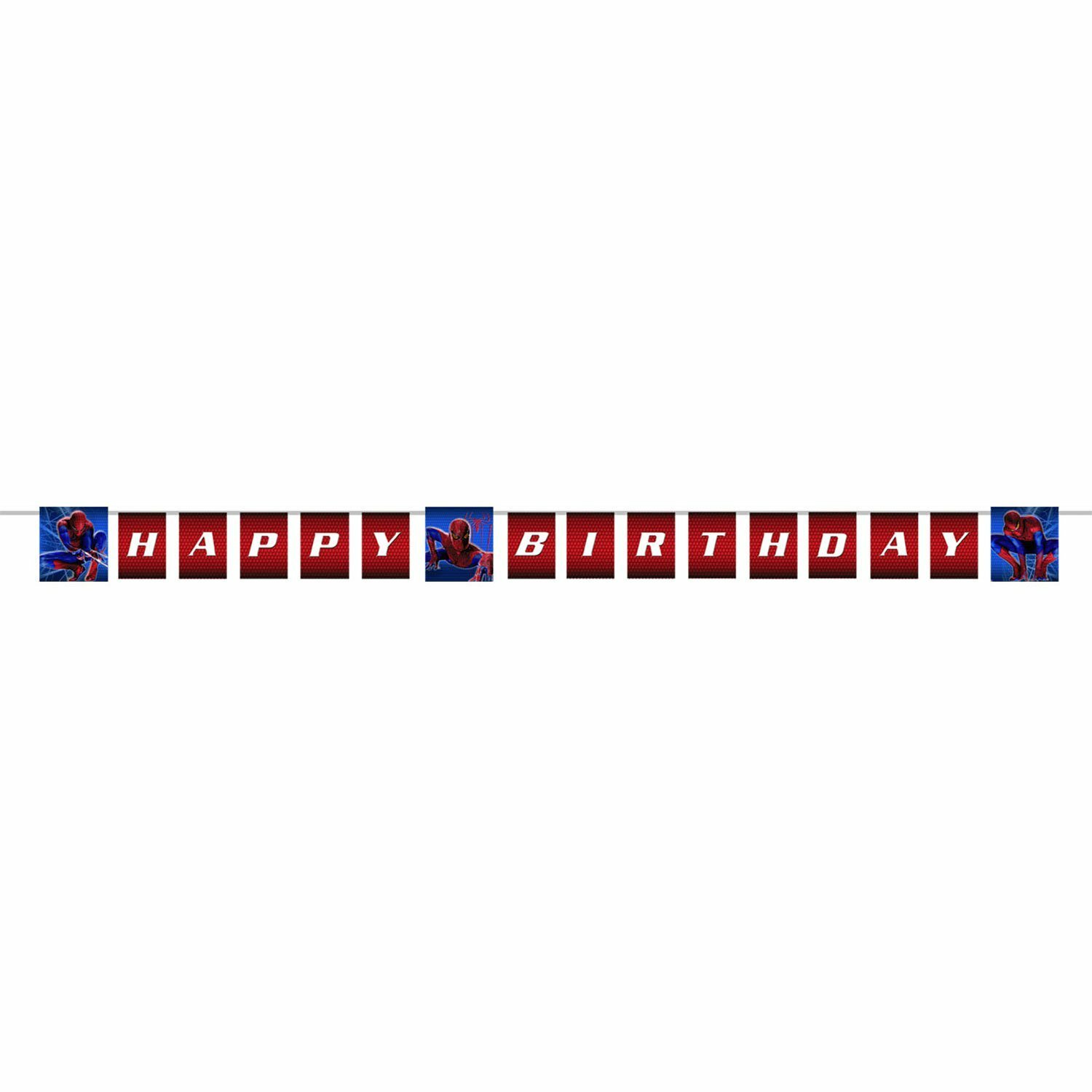 Amazing Spiderman Happy Birthday Banner