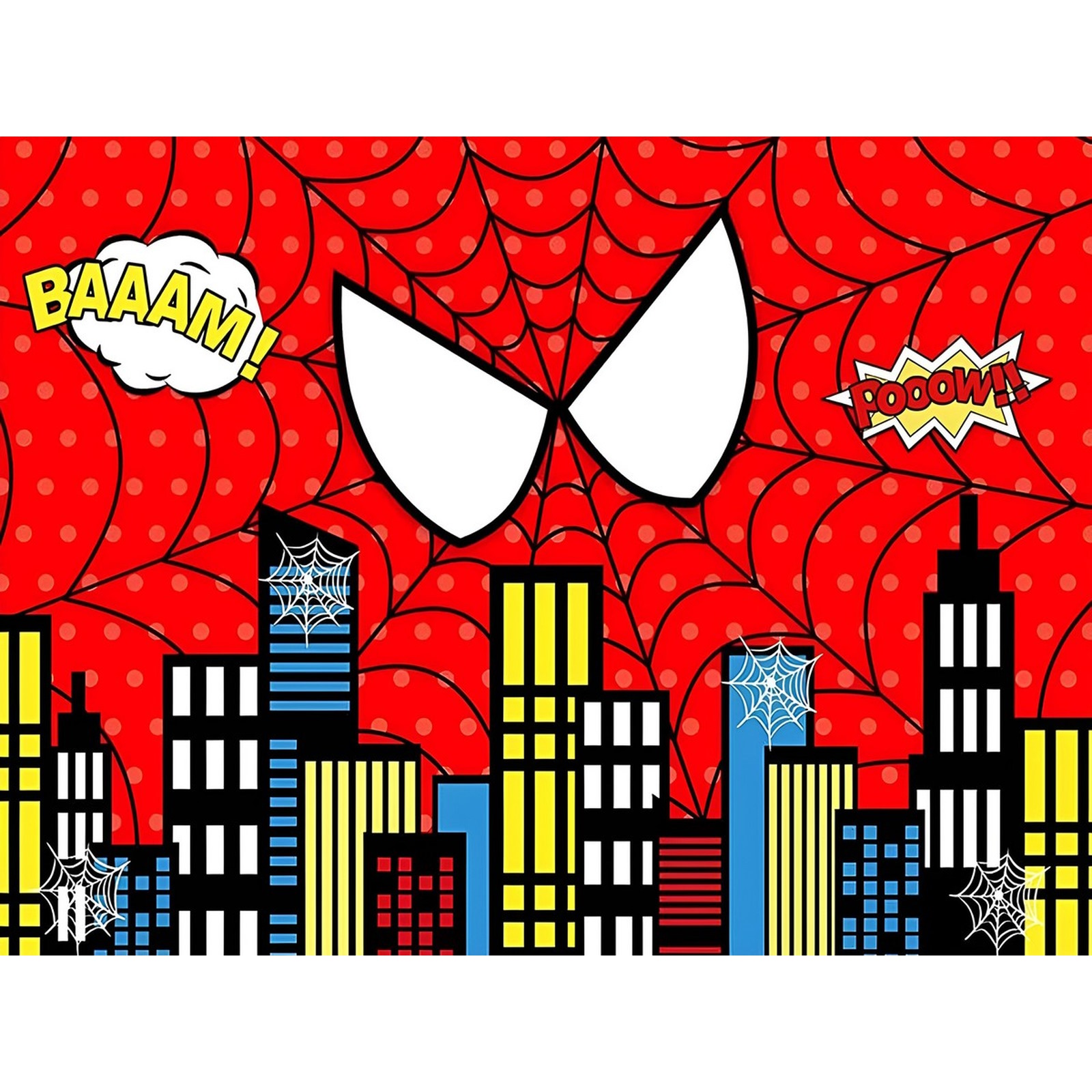Spiderman Fabric Backdrop
