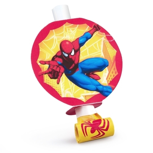 Spiderman Party Blowers (Pack of 8)