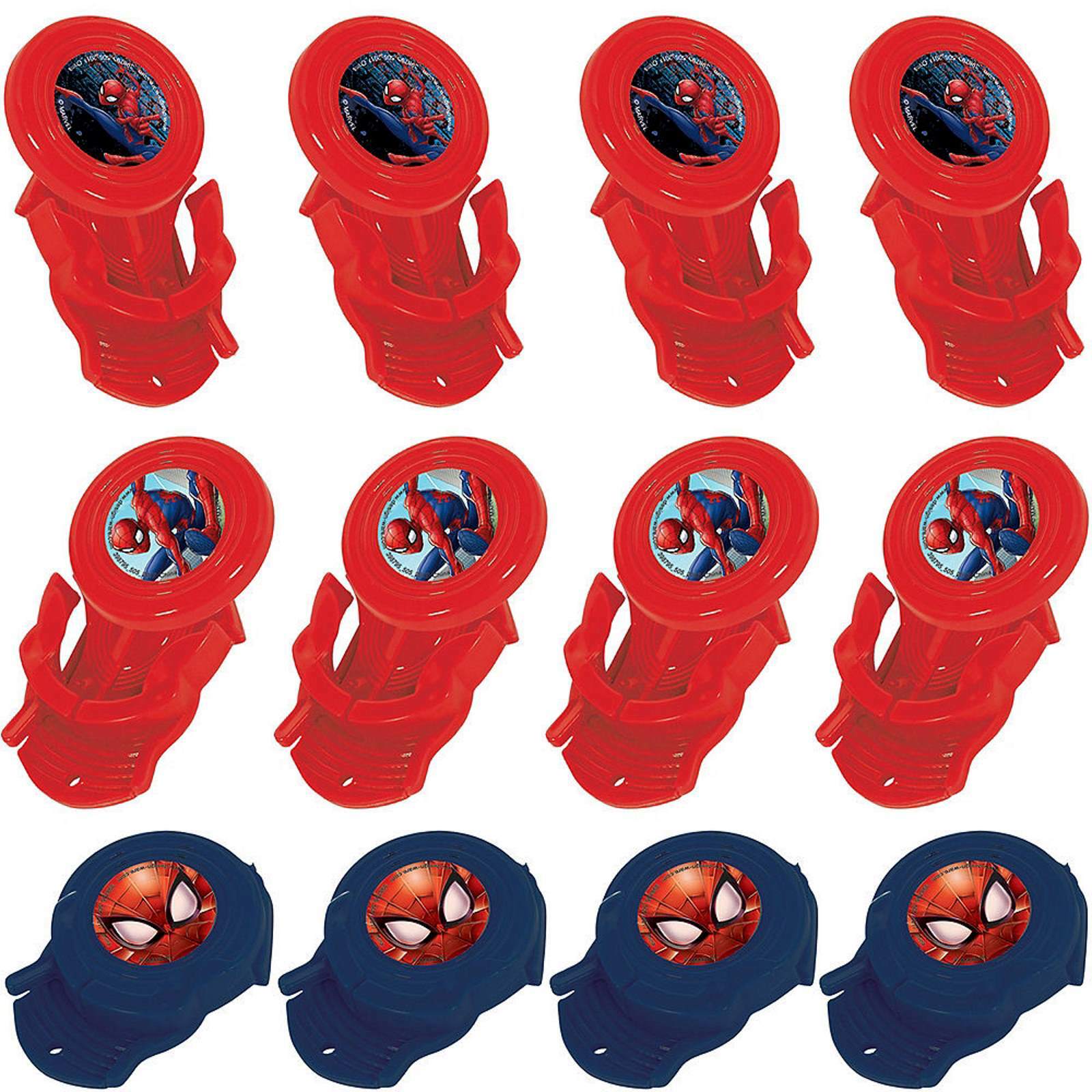 Spiderman Webbed Wonder Disc Shooters (Pack of 12)