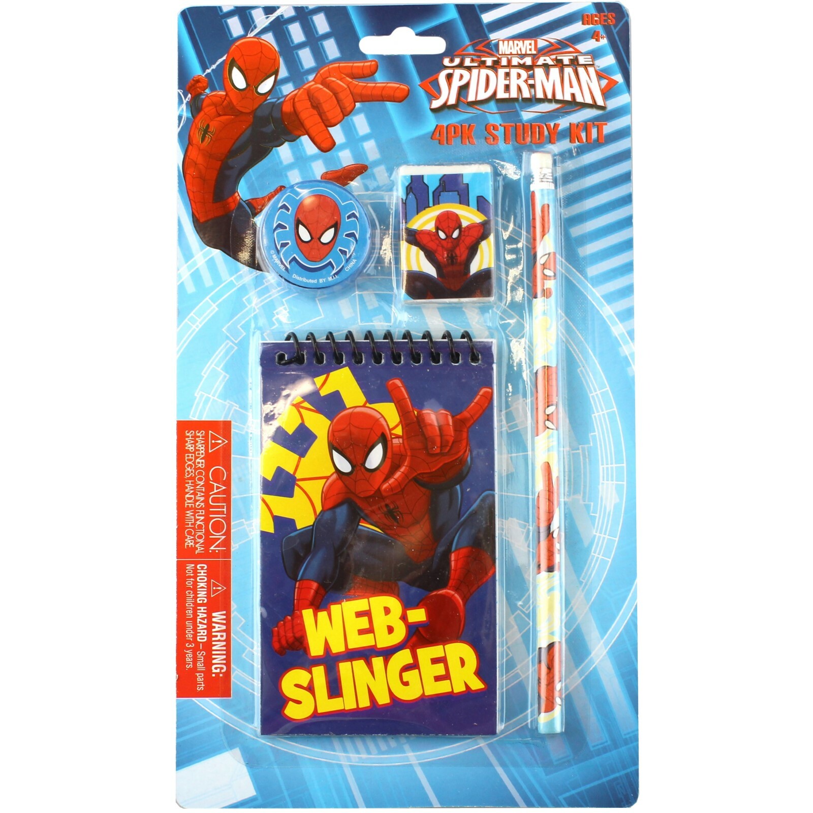 Spiderman Stationery Set (4 pieces)