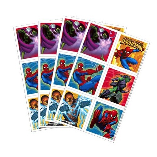Spiderman Stickers (Pack of 24)