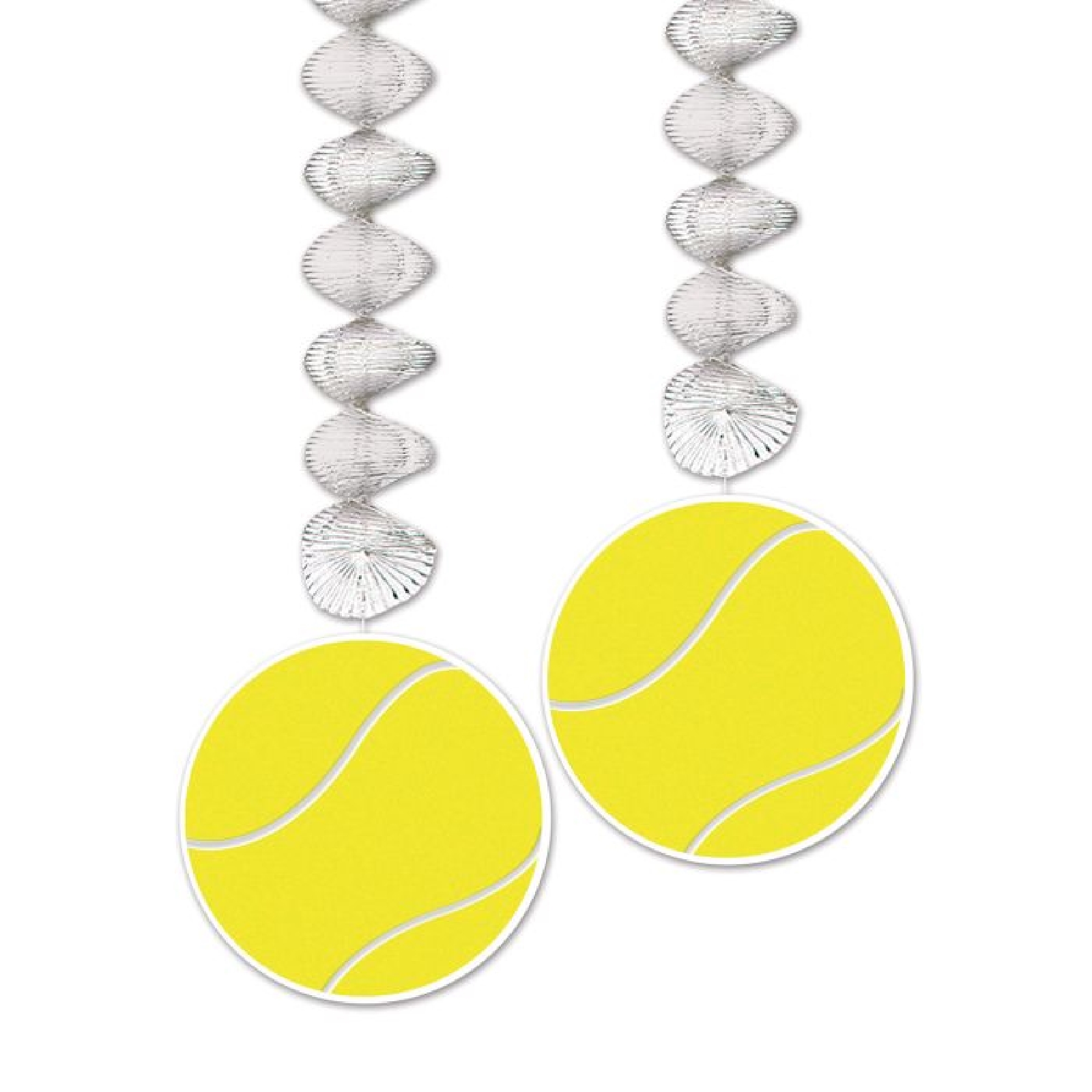 Tennis Ball Hanging Decorations (Pack of 2) 