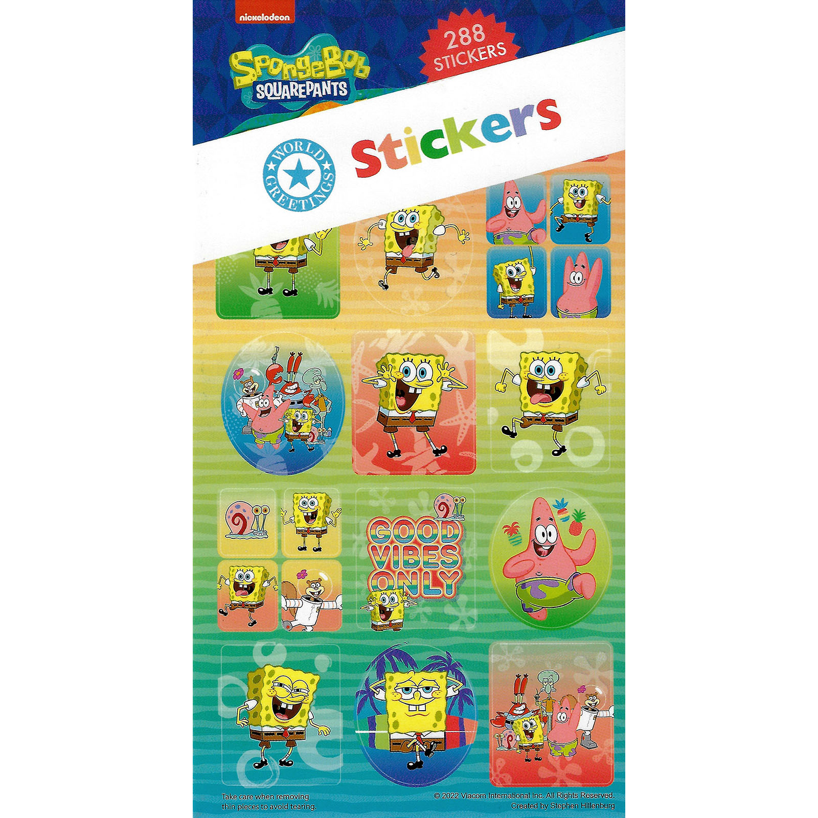 SpongeBob SquarePants Sticker Book (12 Sheets) 