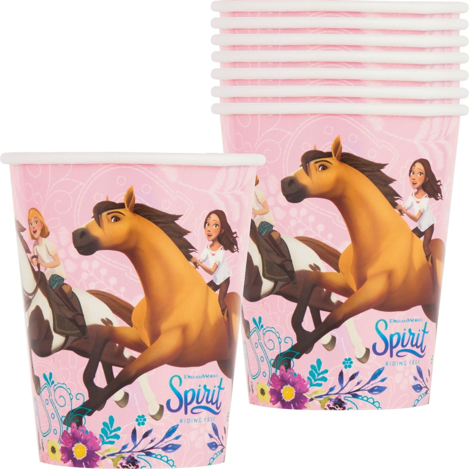 Spirit Riding Free Paper Cups (Pack of 8)