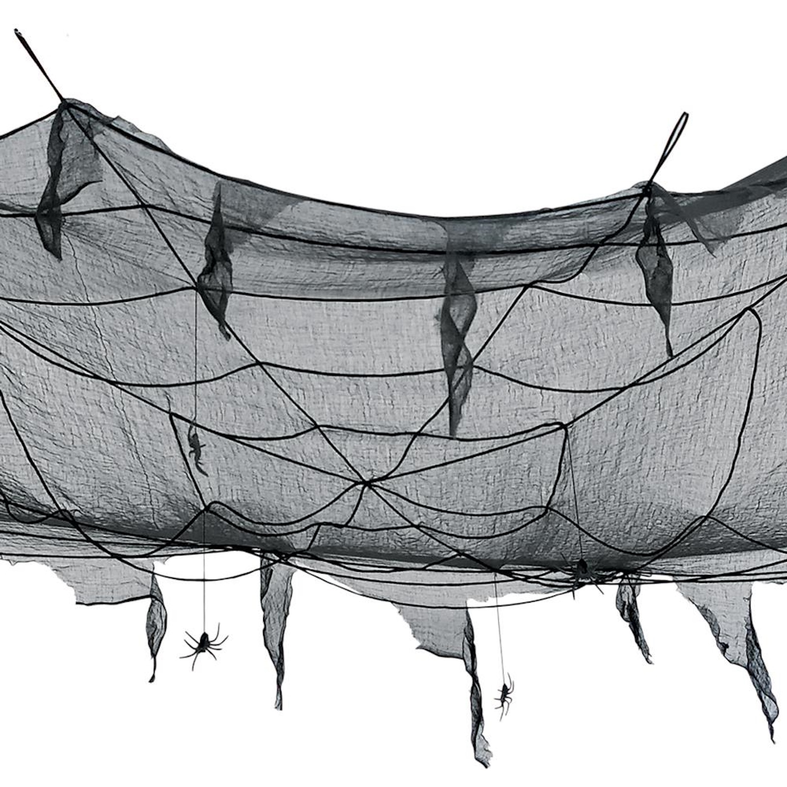 Spider Web Ceiling Tapestry Haunted House Halloween Decoration