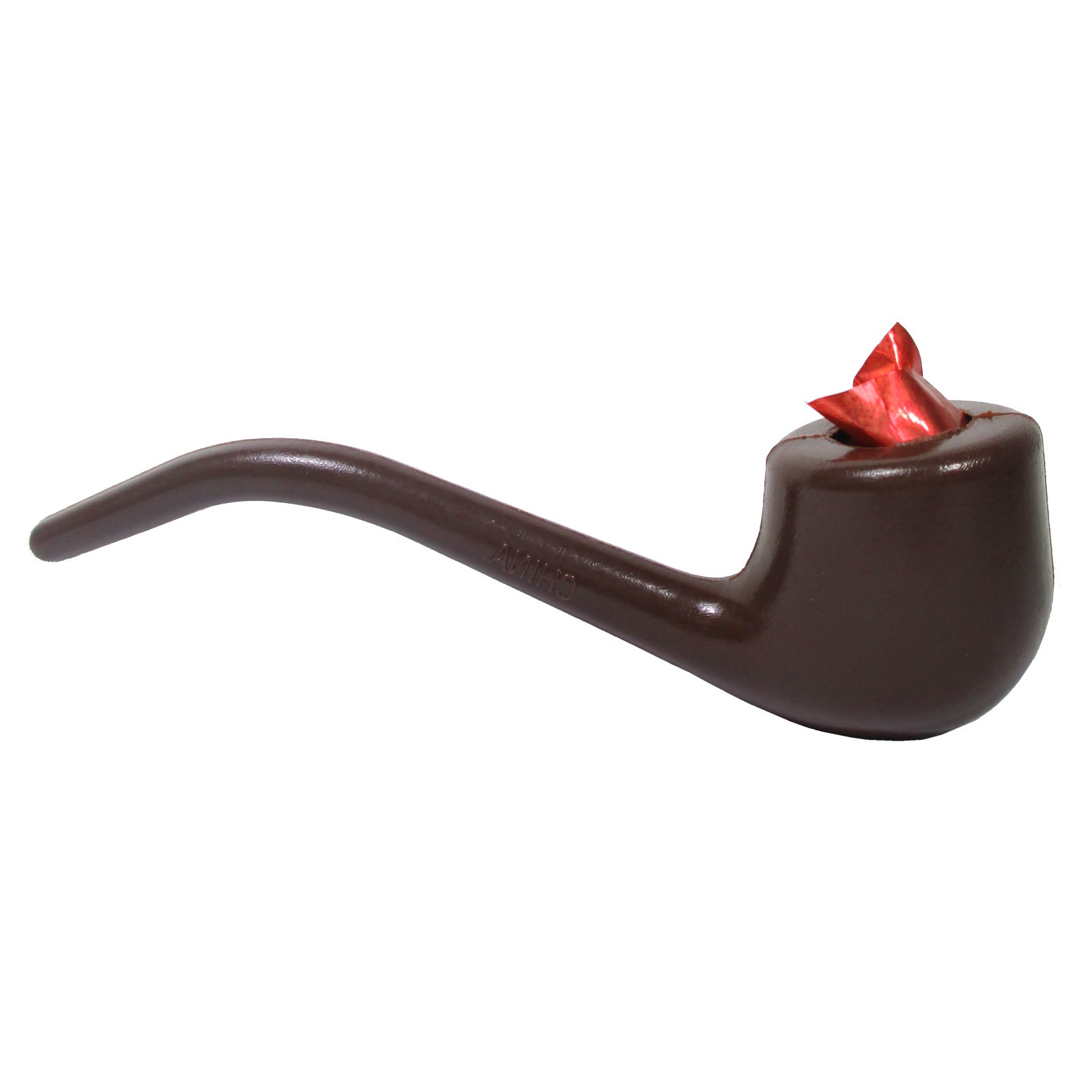 Sherlock Plastic Smoking Pipe With Foil Flame