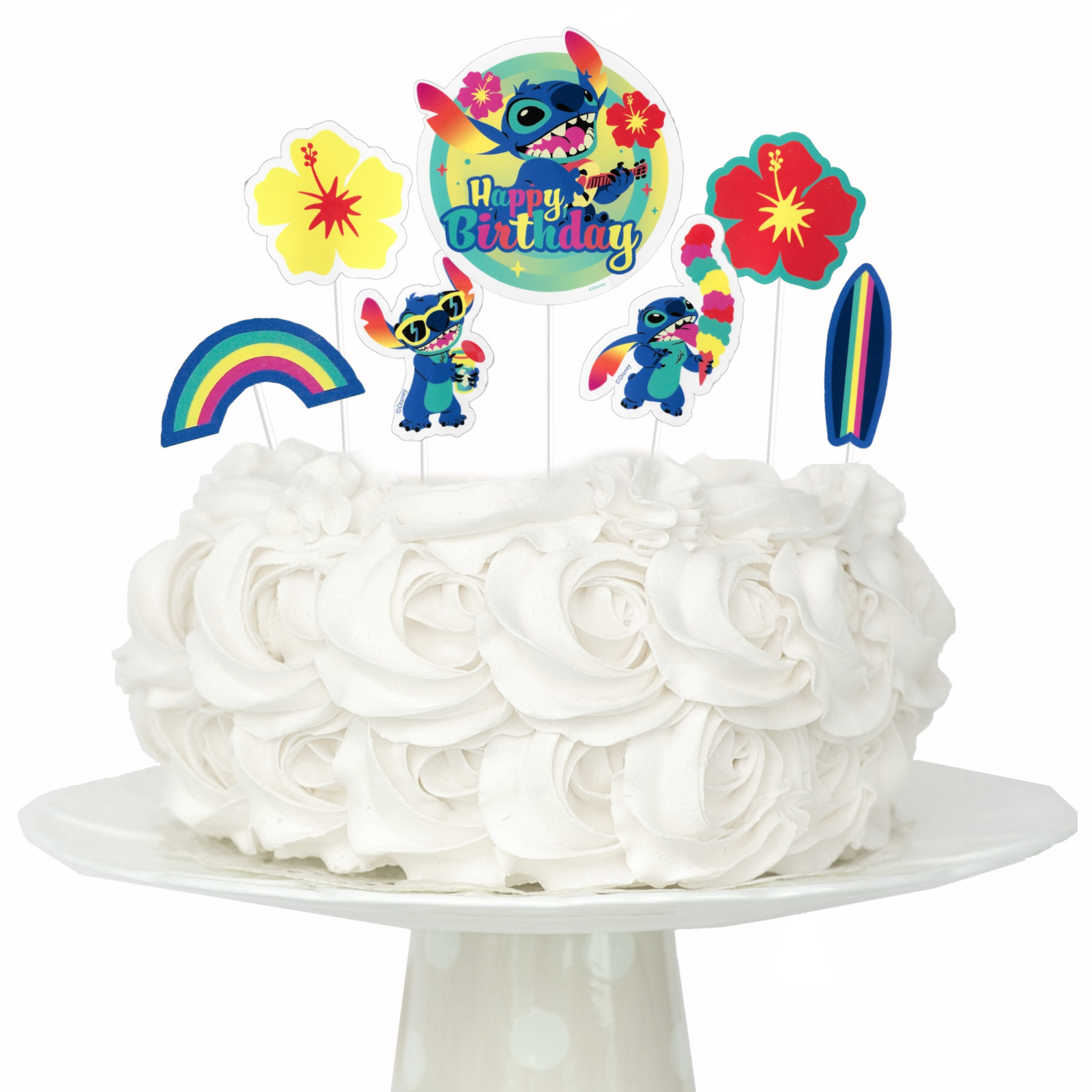 Lilo & Stitch Cake Toppers (Pack of 7)