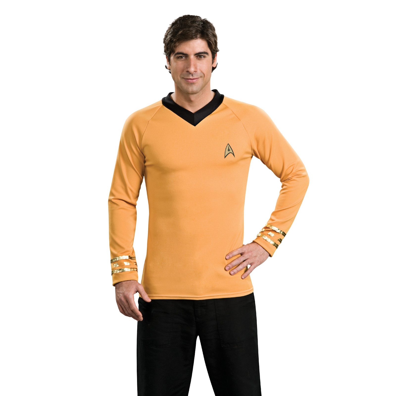 Star Trek Classic Gold Shirt Deluxe Adult Costume