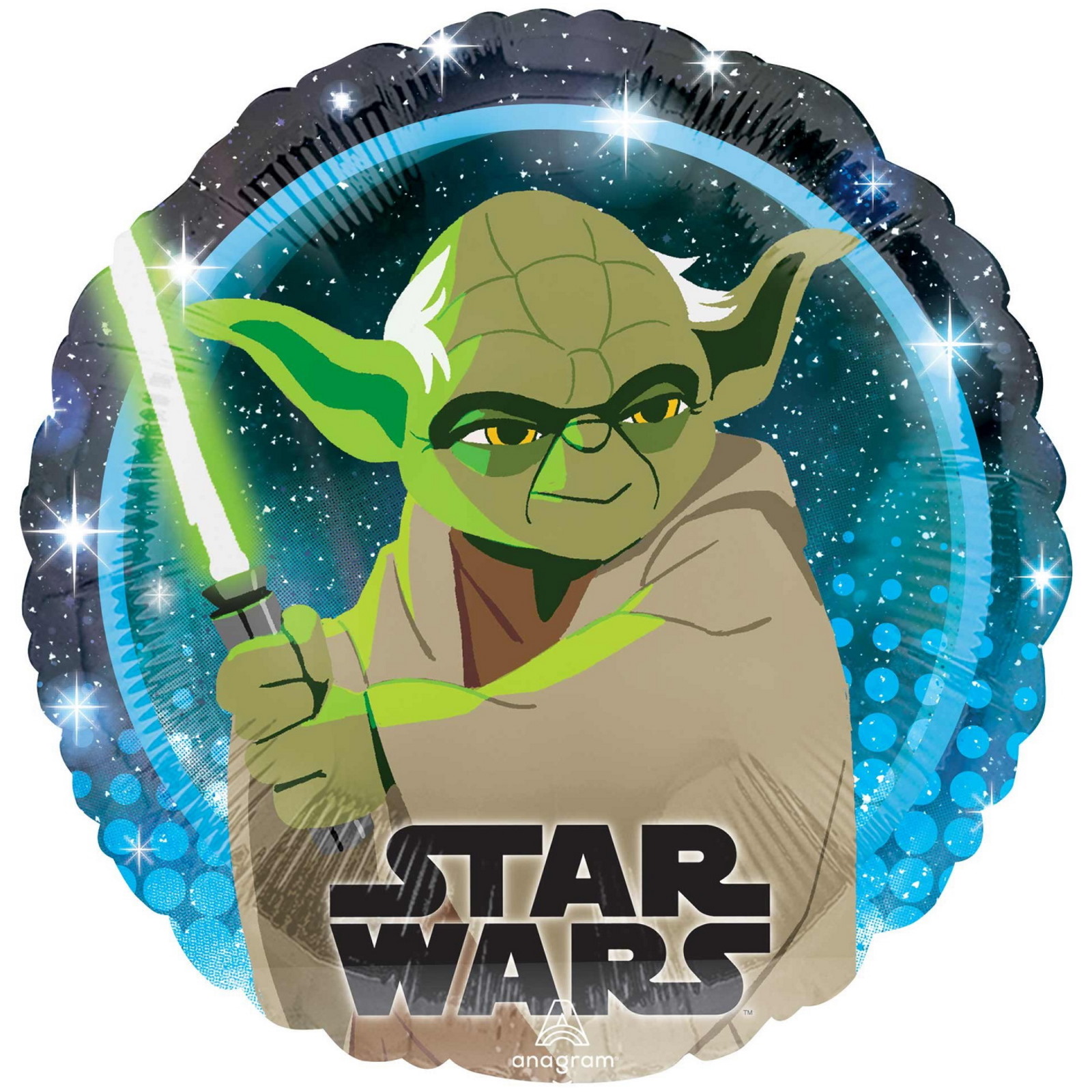 Star Wars Galaxy Yoda Helium Balloon