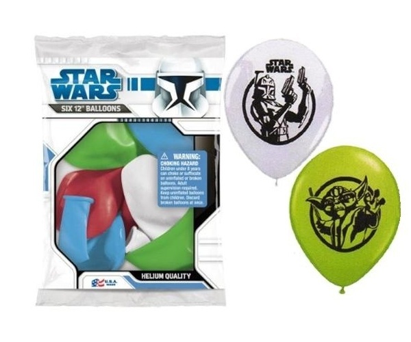 Star Wars: The Clone Wars Balloons (Pack of 6)