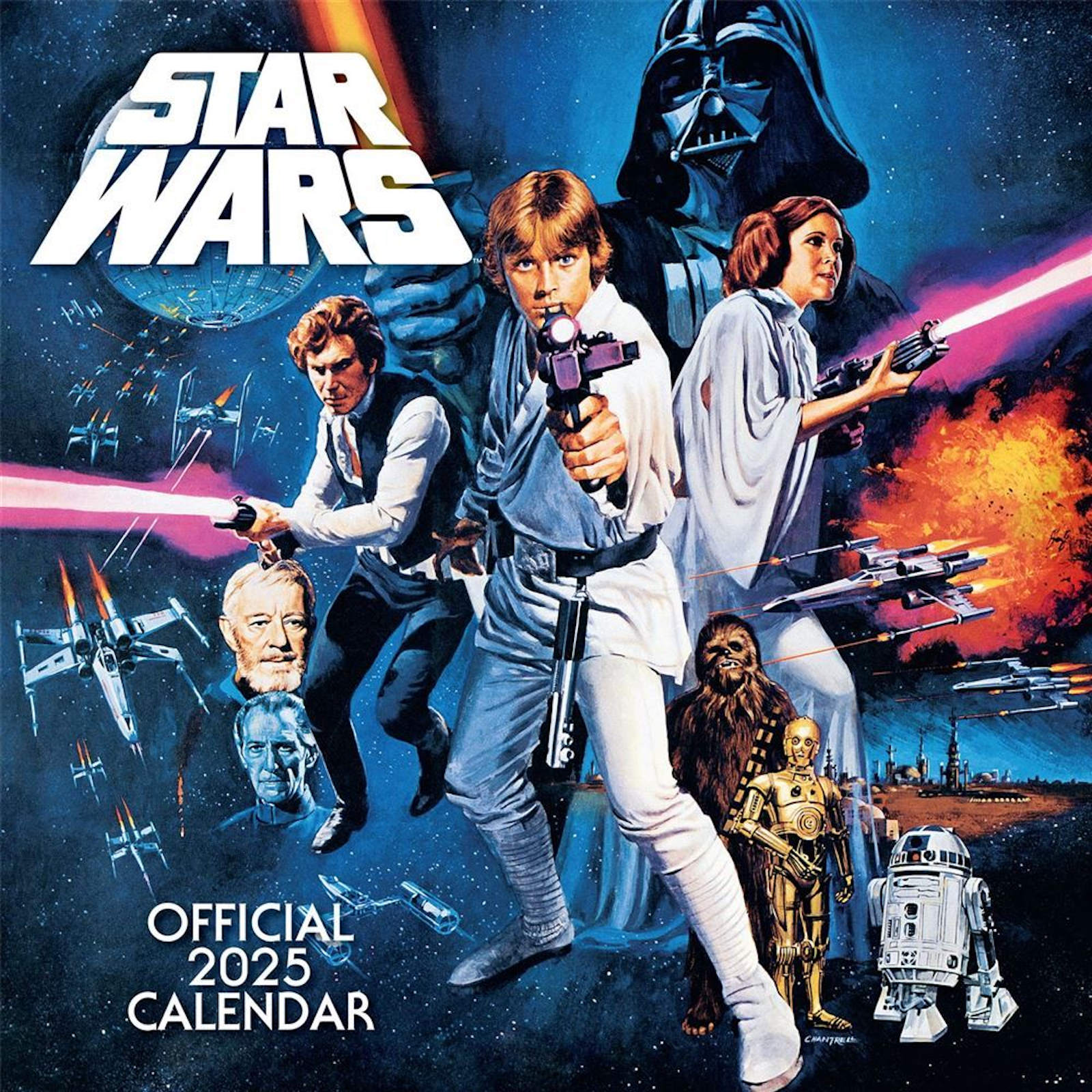 Disney Star Wars 2025 Wall Calendar