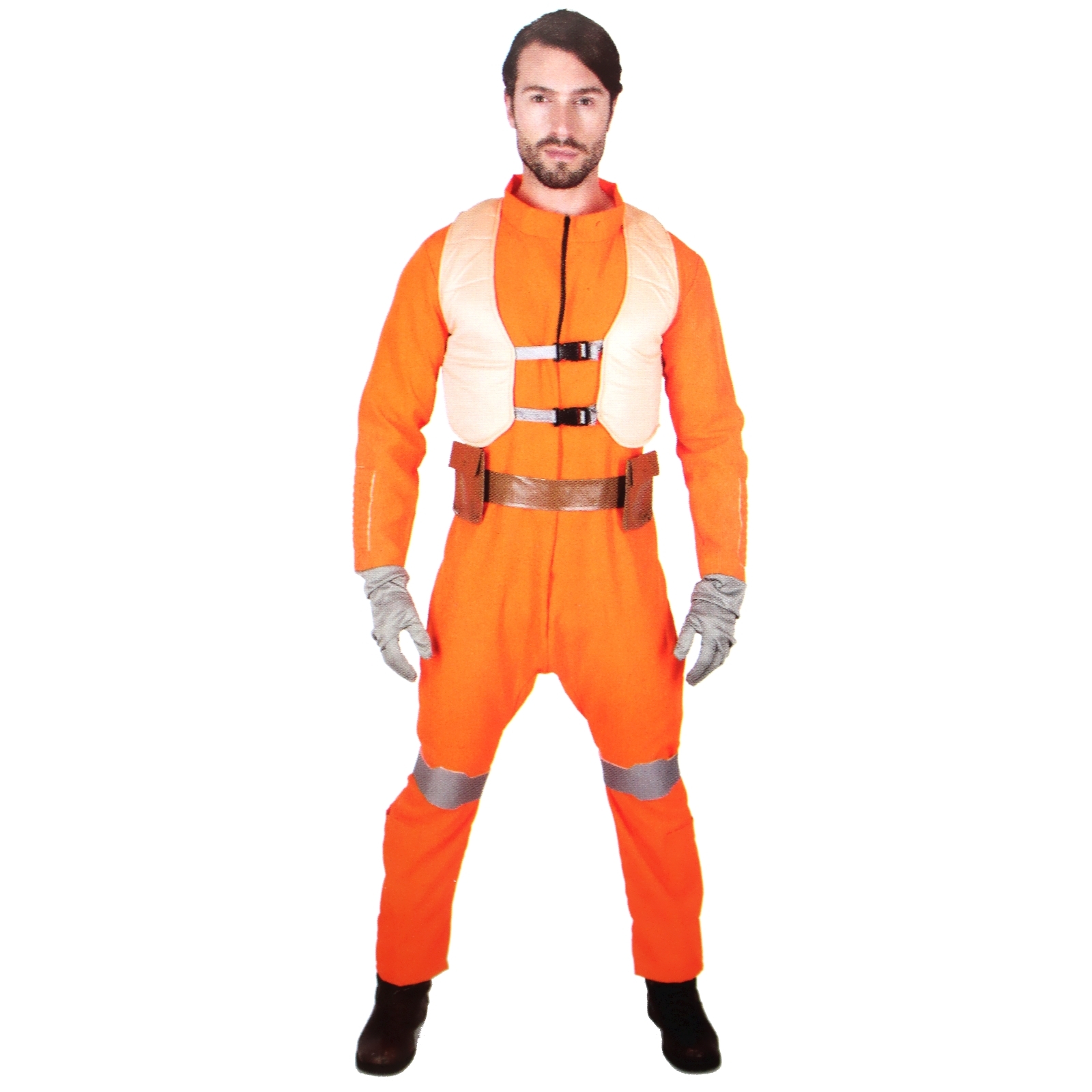 Space Pilot Costume Mens Large