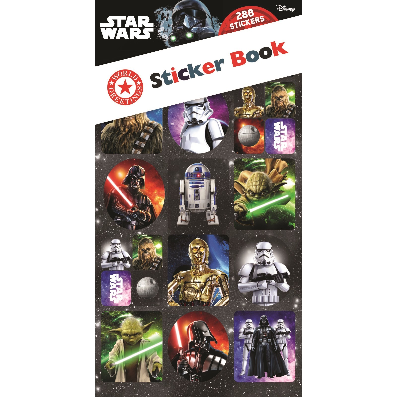 Star Wars Sticker Book (12 Sheets)