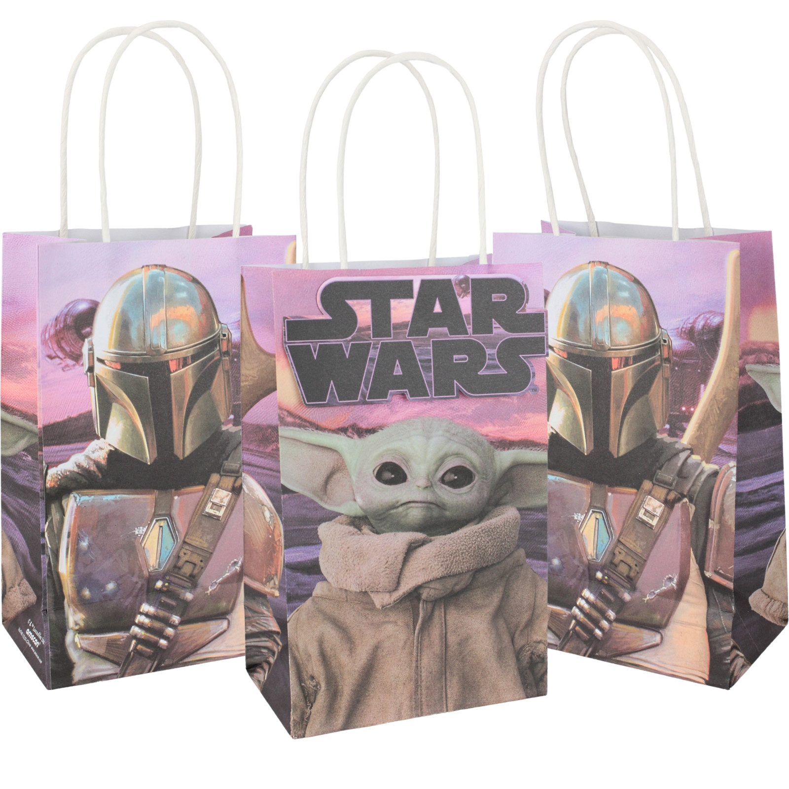 Star Wars The Mandalorian Baby Yoda Create Your Own Paper Gift Bags Pack of 8