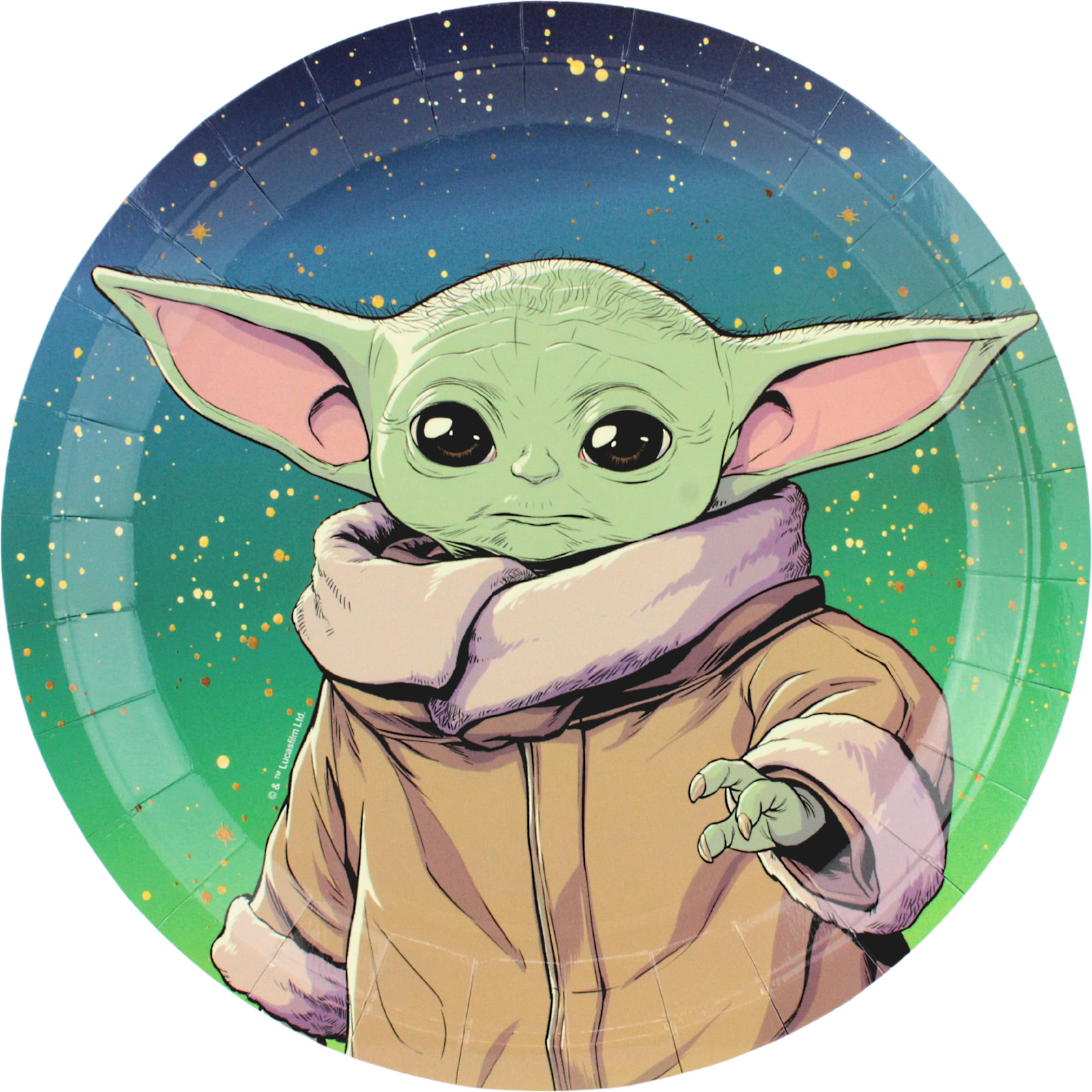 Star Wars The Mandalorian Large Paper Plates (Pack of 8)