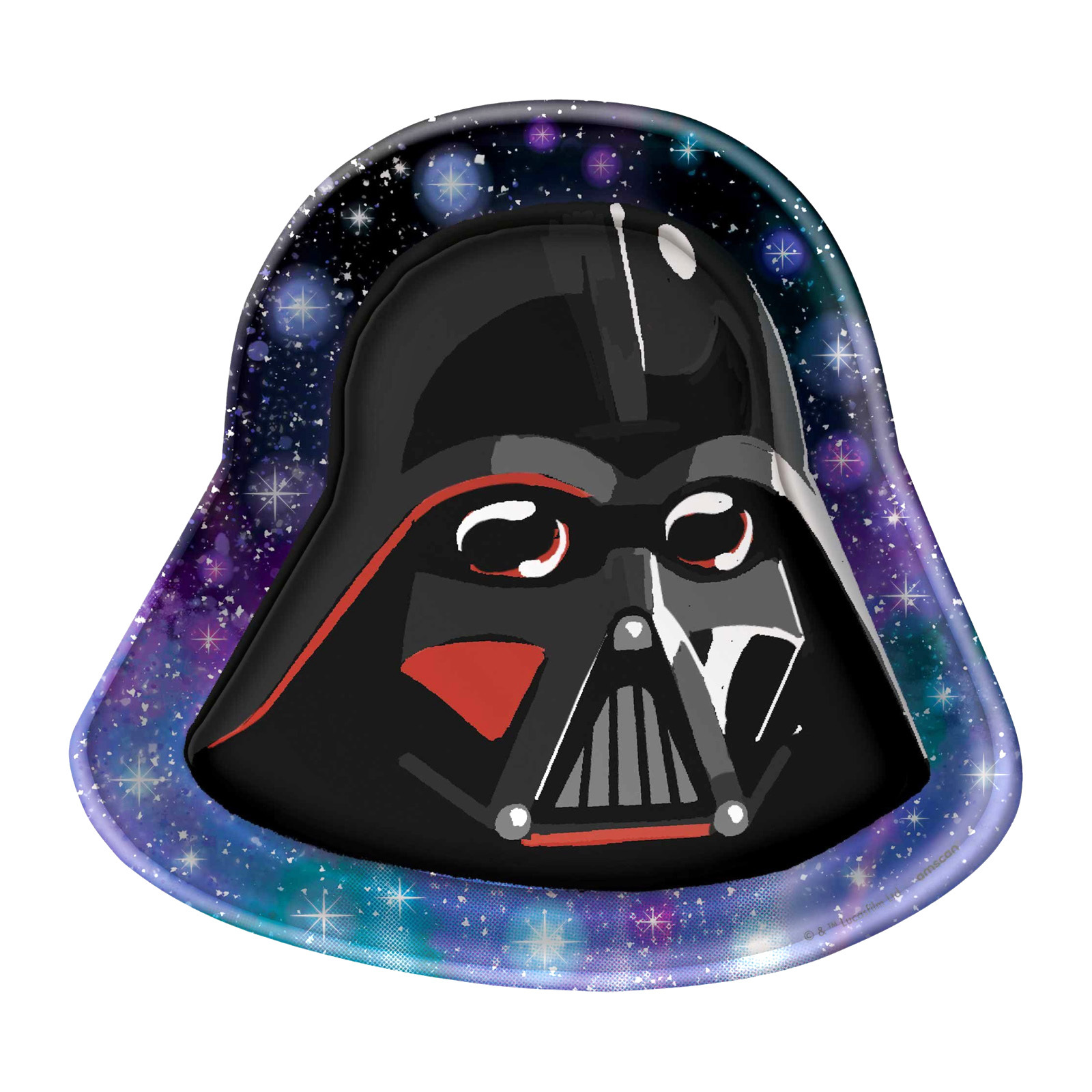 Star Wars Galaxy Darth Vader Small Paper Plates (Pack of 8)