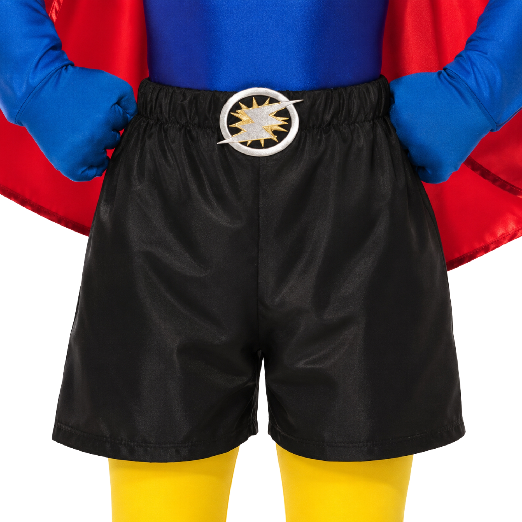 Kids Black Superhero Boxer Shorts 