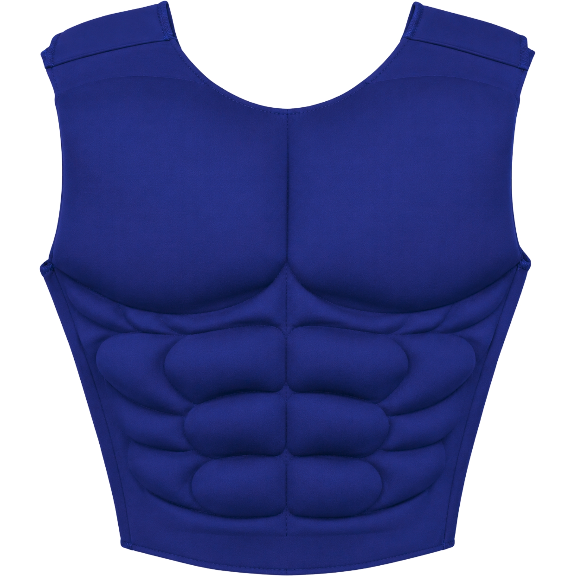 Kids Blue Superhero Muscle Chest 