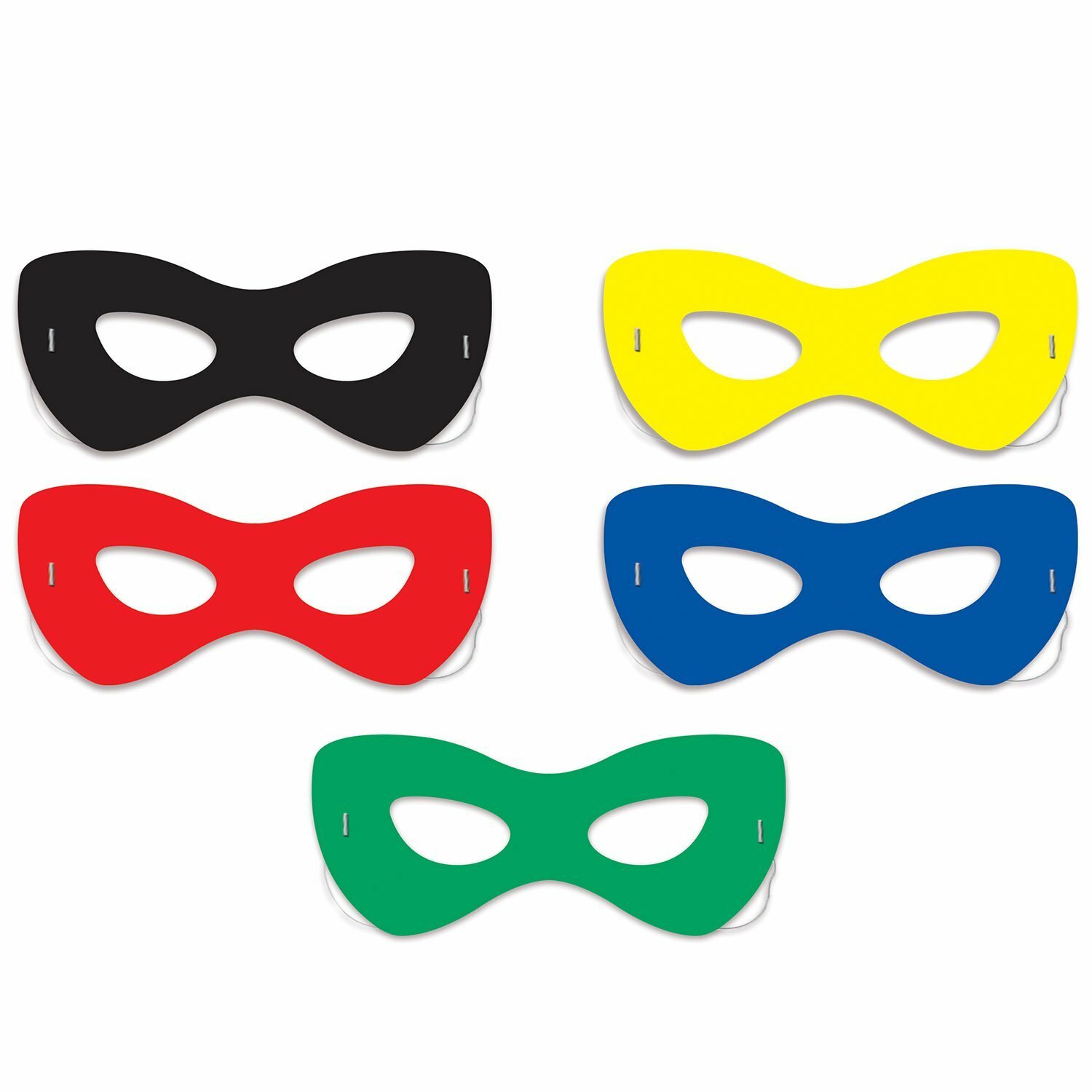 Superhero Cardboard Eye Masks (Pack of 10)
