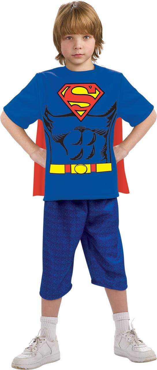 Superman T-Shirt Child Costume Kit