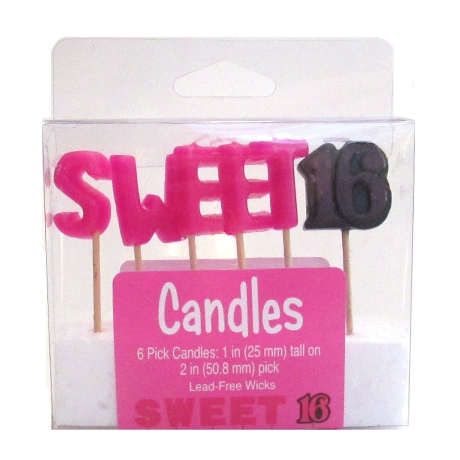 Super Stylish 16th Birthday Mini Candles
