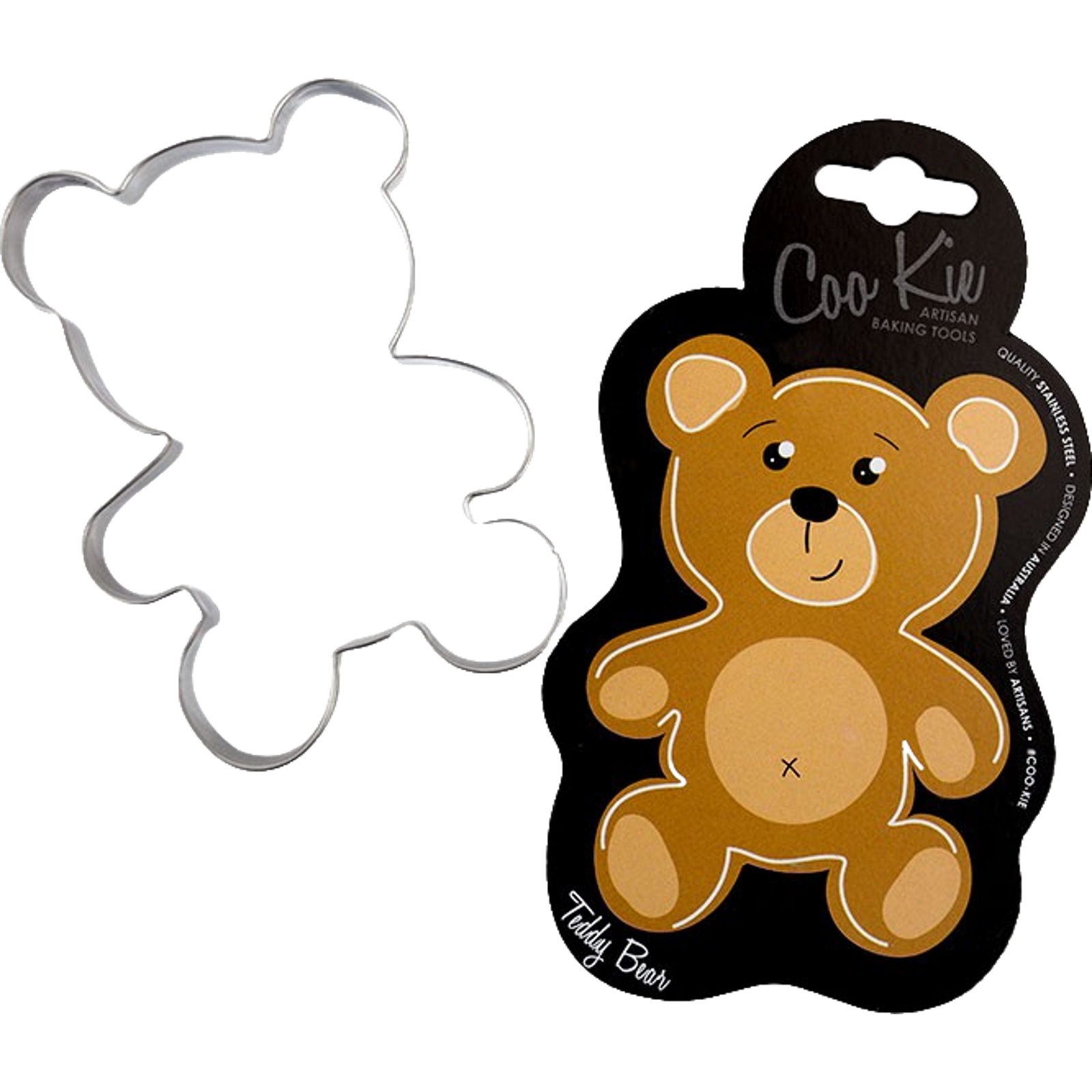 Coo Kie Teddy Bear Cookie Cutter 