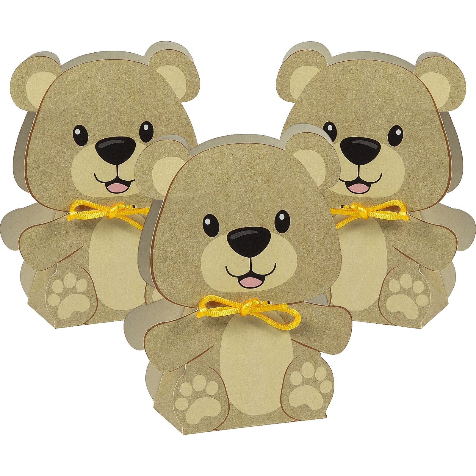 Teddy Bear Lolly/Treat Boxes (Pack of 12) 