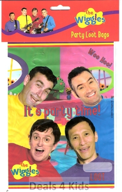 The Wiggles Lolly/Treat Bags (Pack of 8)