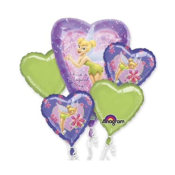 Tinkerbell Helium Balloon Bouquet
