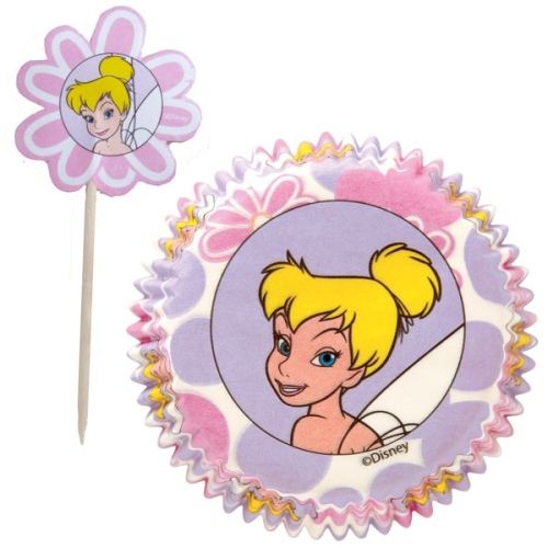 Tinkerbell Baking Cups & Cupcake Picks (24 of each)