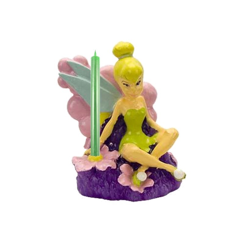 Tinkerbell Candle Holder and Candle