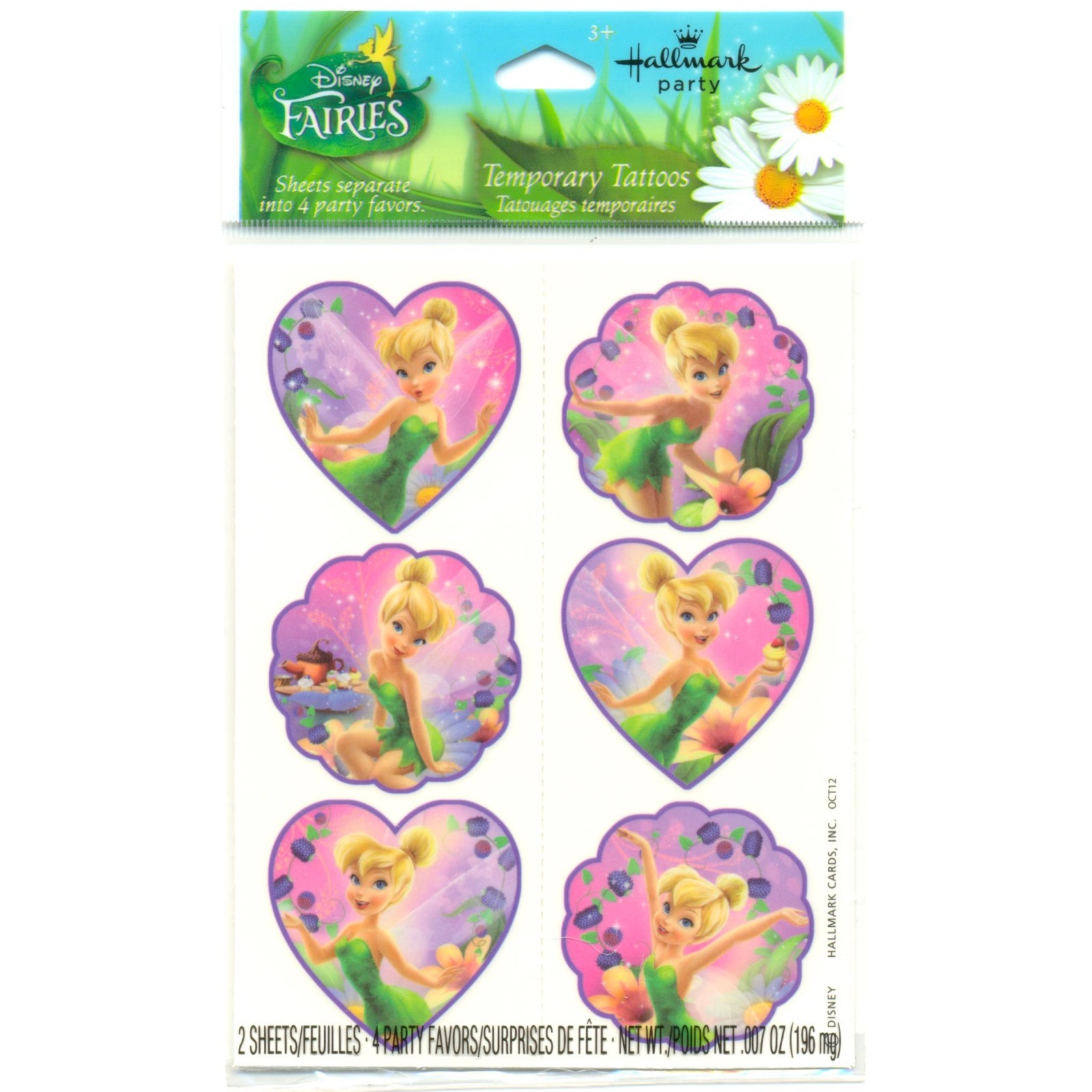 Tinkerbell Tattoos (2 Sheets)