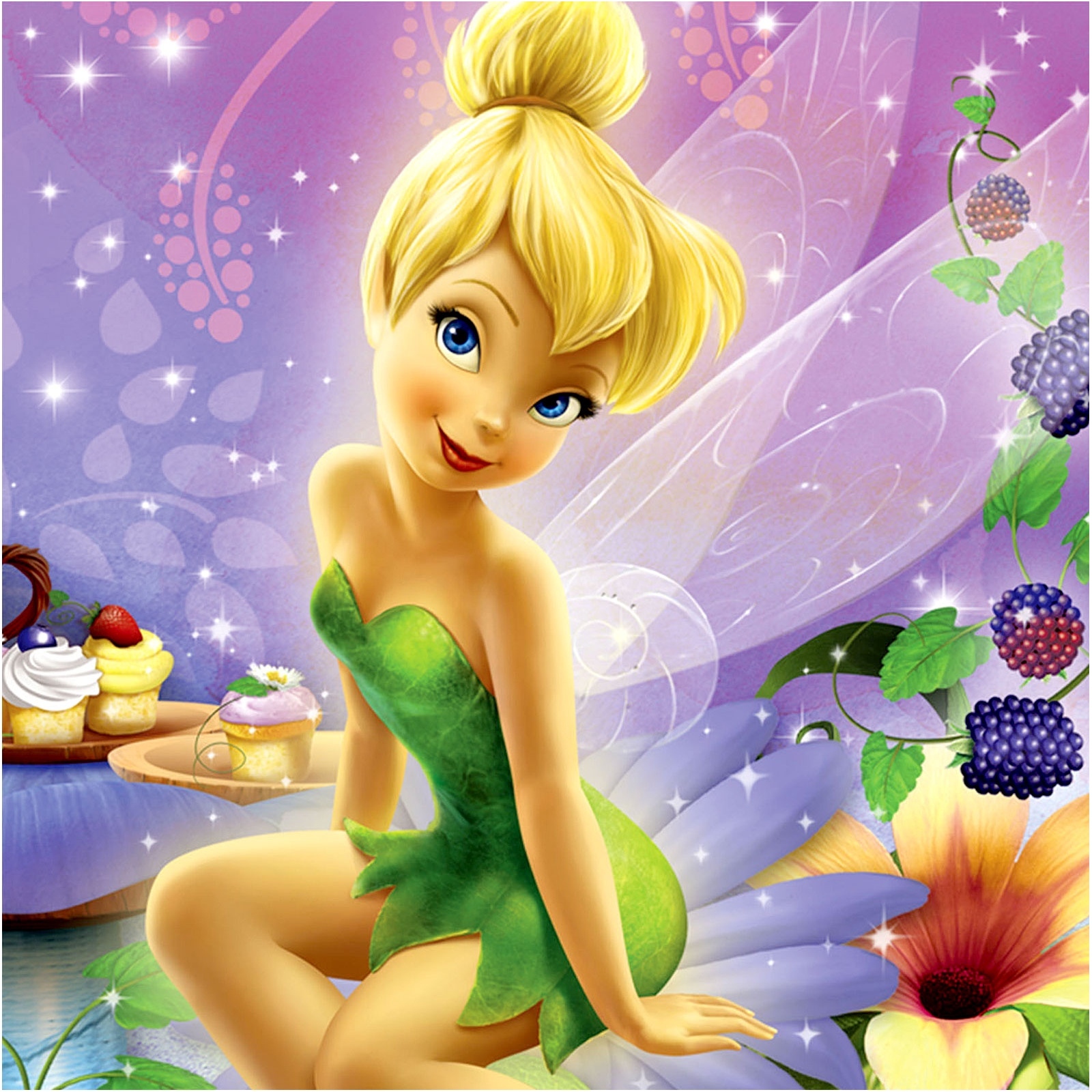 Tinkerbell Large Napkins / Serviettes (Pack of 16)