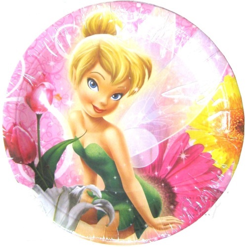 Tinkerbell Large Paper Plates (Pack of 8)