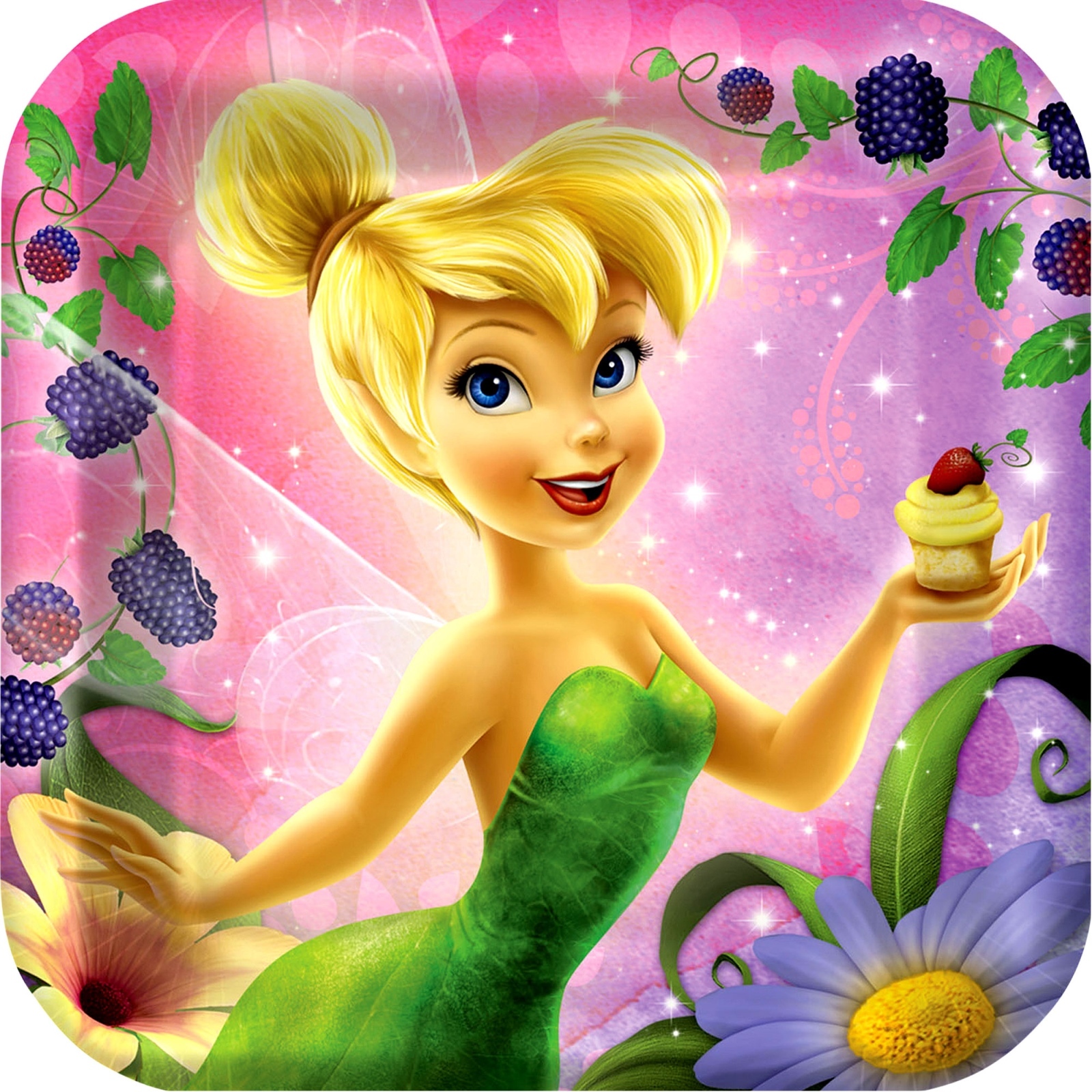 Tinkerbell Large Paper Plates (Pack of 8)