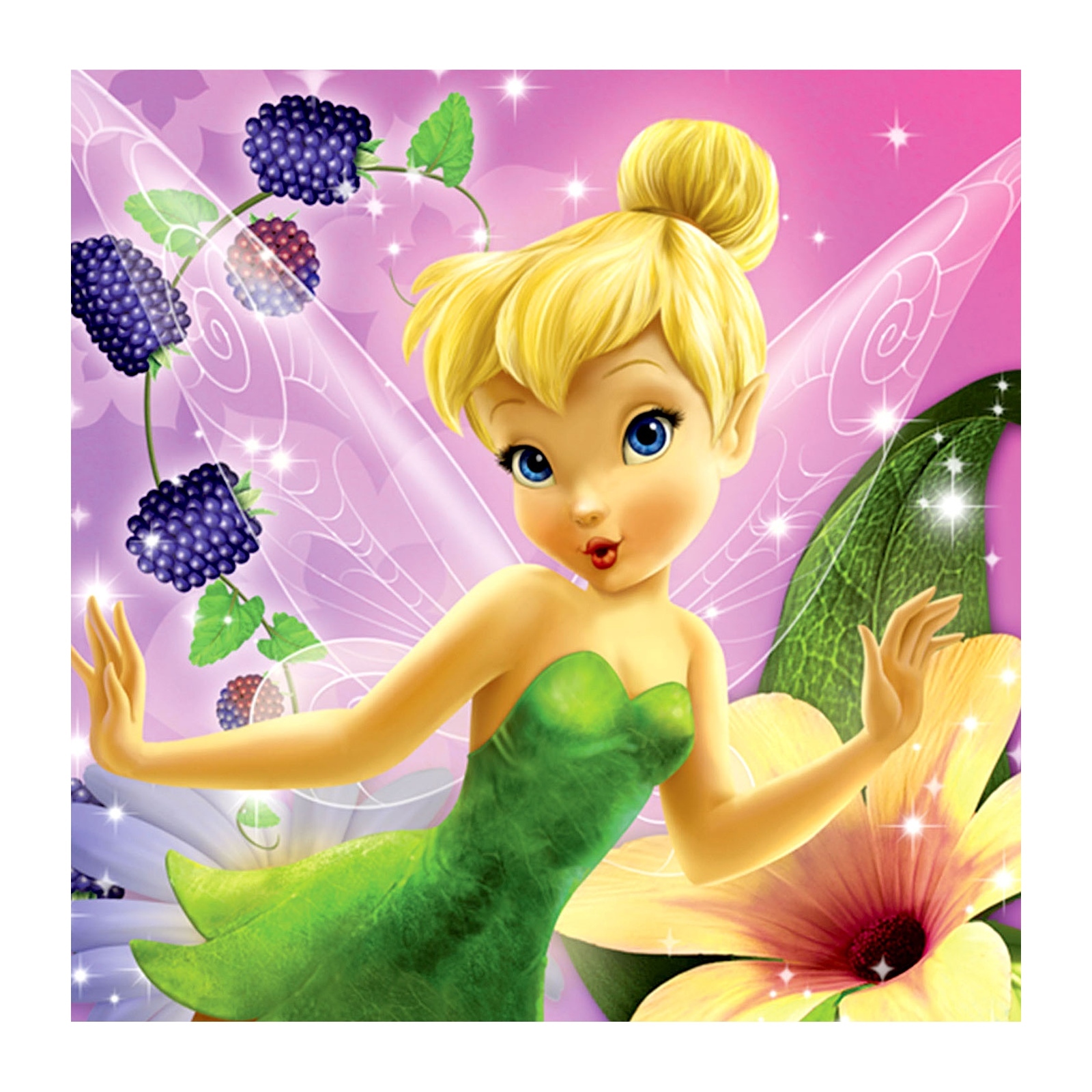Tinkerbell Small Napkins / Serviettes (Pack of 16)