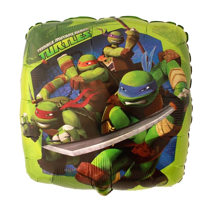 Teenage Mutant Ninja Turtles Square Helium Balloon