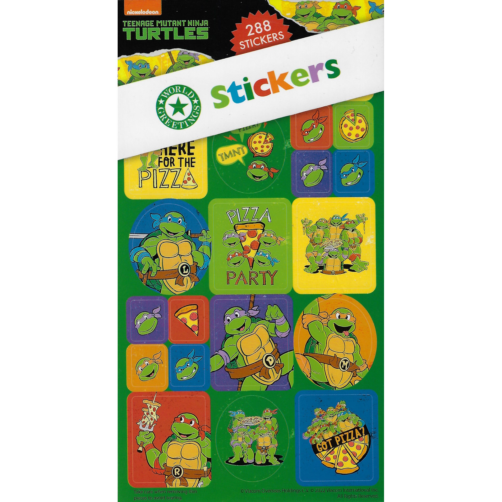 Teenage Mutant Ninja Turtles Sticker Book (12 Sheets)