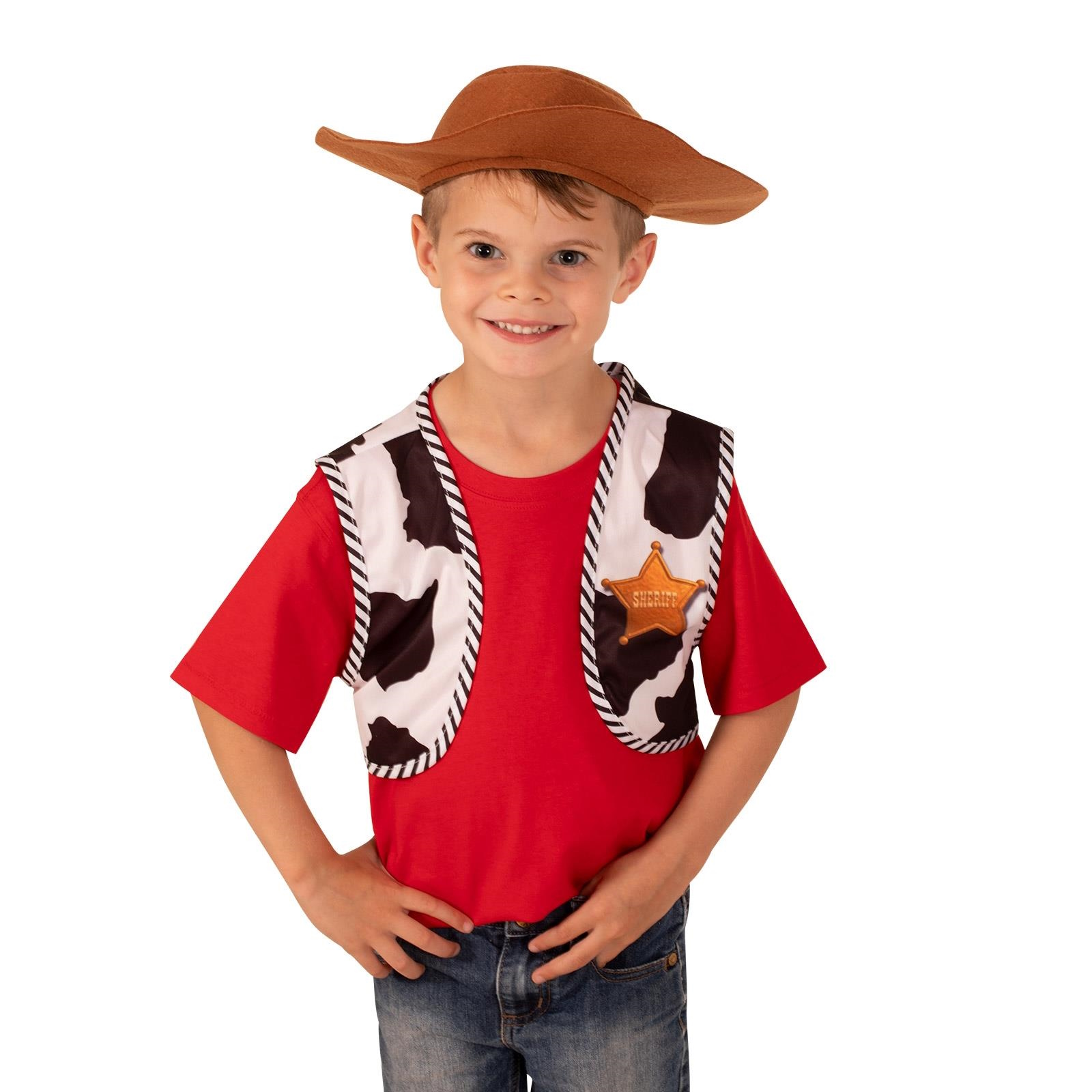 Toy Story 4 Woody Vest Hat Child Accessory Set