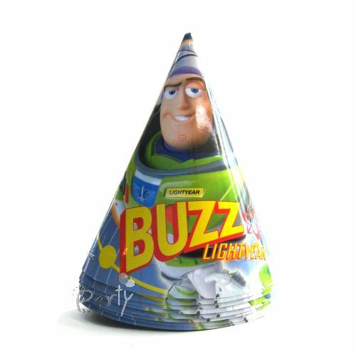 Buzz Lightyear Party Hats (Pack of 8)