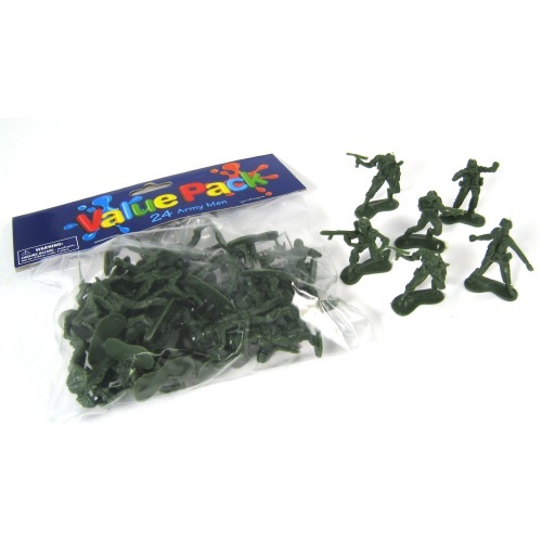 Little Green Army Men (Pack of 24)