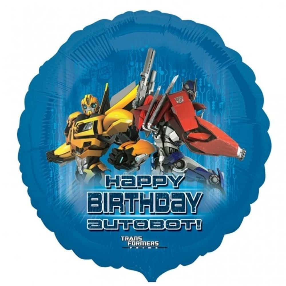 Transformers Happy Birthday Helium Balloon