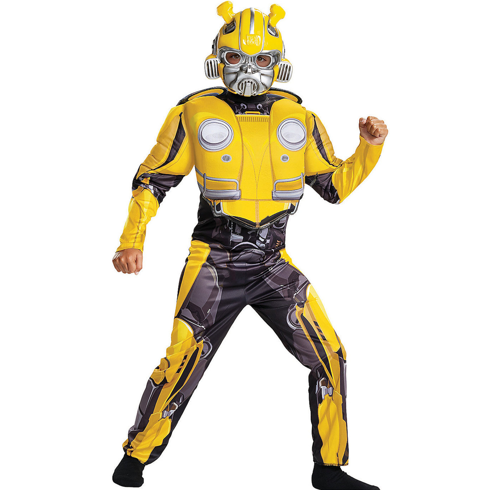 Transformers Bumblebee Kids Muscle Costume 10-12 Years