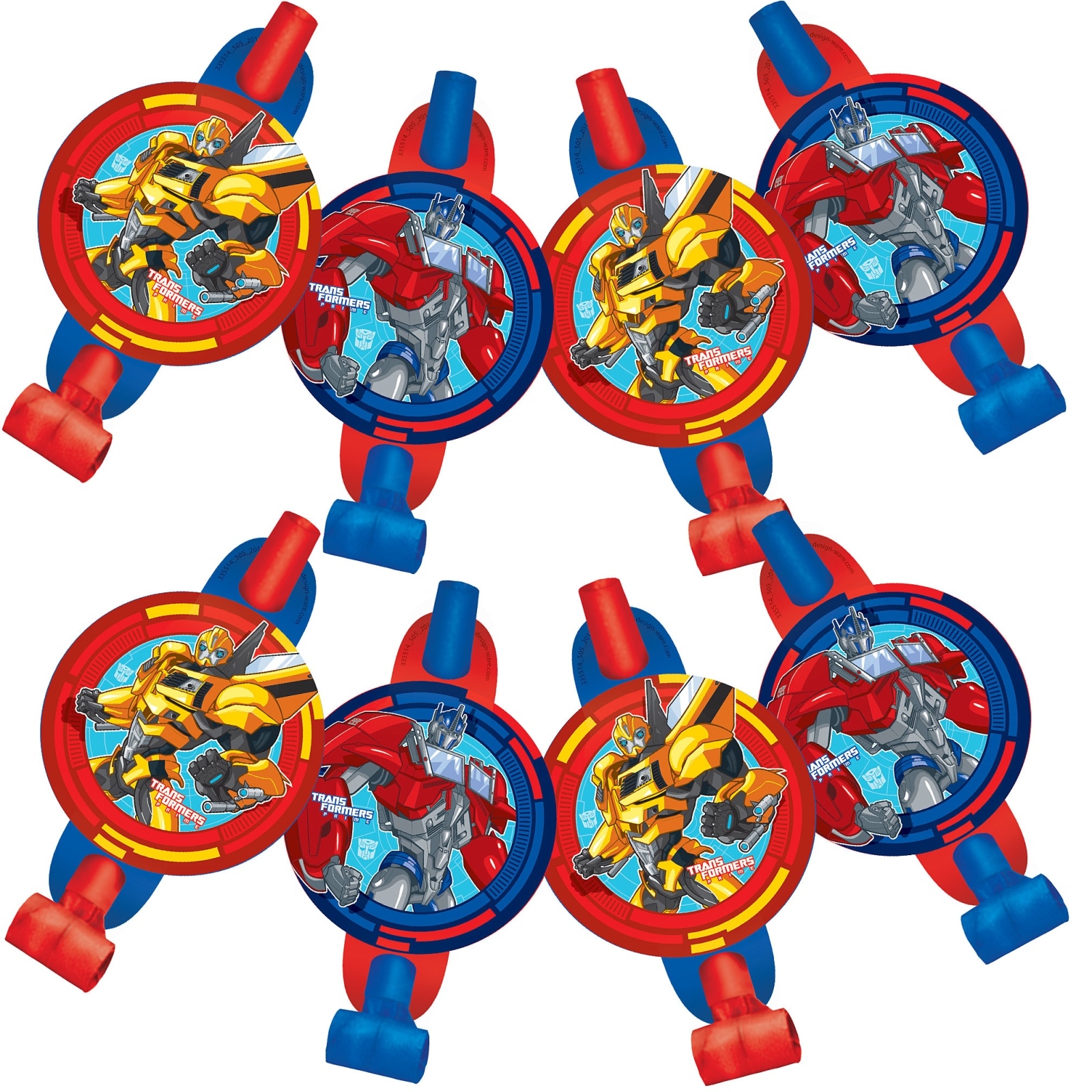 Transformers Prime Party Blowers (Pack of 8)